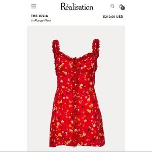 Realisation Par The Julia Dress NWOT